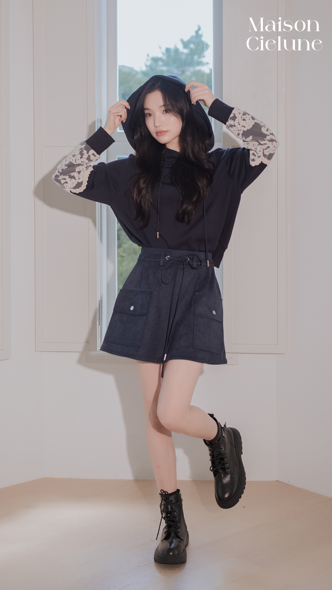 Grey Off-Shoulder Knit